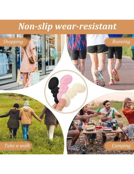 12 Pares Almohadillas Antideslizantes para el Talón YBEATY