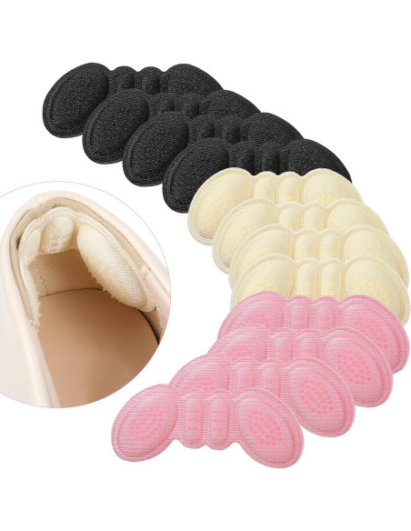 12 Pares Almohadillas Antideslizantes para el Talón YBEATY
