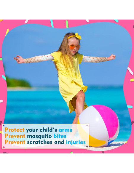 Mangas para Brazos Newcotte 12 Pares Niños UV Transpirables