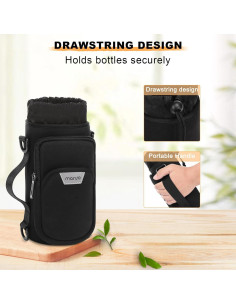 Soporte para Botella de Agua Mosiso 40oz Neopreno Ajustable 2