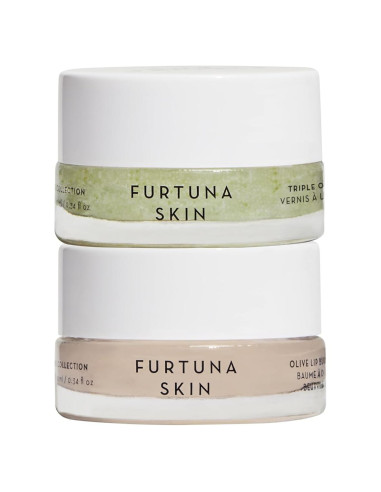 Dúo Tratamiento Labial Triple Oliva 8ml - Exfoliante y Bálsamo Hidratante