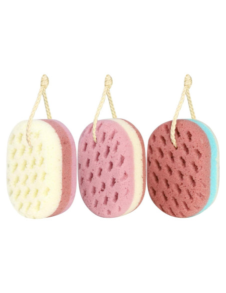 Esponjas de Baño Exfoliantes KECUCO - 3 Pcs para Adultos y Niños Esponjas de Baño Exfoliantes KECUCO - 3 Pcs para Adultos y Niños