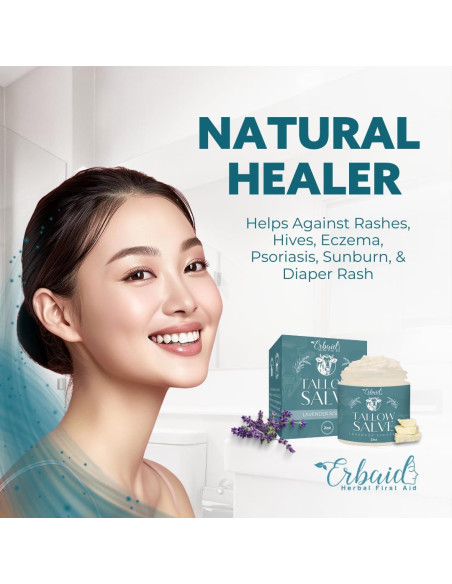 Ungüento Multiusos Natural Erbaid - Sebo de Res 56.7g