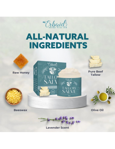 Ungüento Multiusos Natural Erbaid - Sebo de Res 56.7g