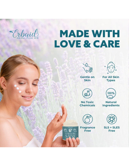 Ungüento Multiusos Natural Erbaid - Sebo de Res 56.7g