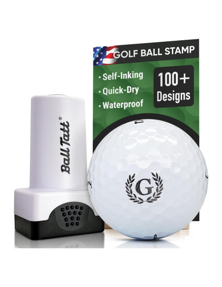 Sello de Pelota de Golf Ball Tatt - Marcador Autoinking Reutilizable