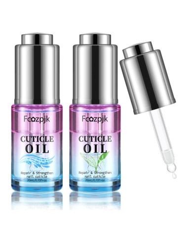 Aceite Revitalizante para Cutículas Jinfei 2x20ml Té Verde