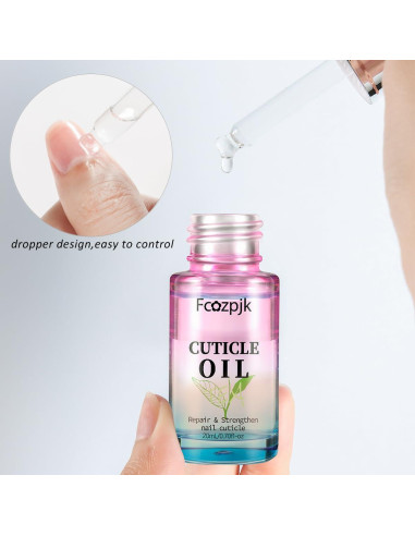 Aceite Revitalizante para Cutículas Jinfei 2x20ml Té Verde