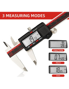 Calibre Digital VINCA DCLA-0605 150mm IP54 Acero Inoxidable 2