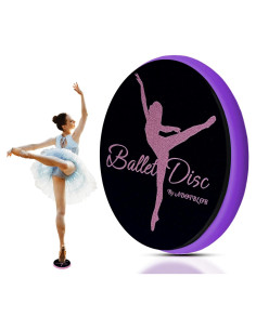 Tabla de Giro de Ballet ADOTBLOB - Disco de Danza Portátil 12.7cm