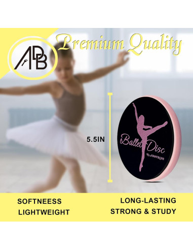 Tabla de Giro de Ballet ADOTBLOB - Disco de Danza Portátil 12.7cm