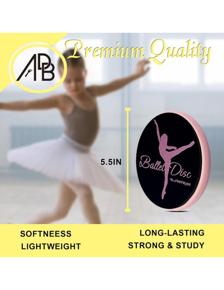 Tabla de Giro de Ballet ADOTBLOB - Disco de Danza Portátil 12.7cm