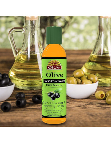 Aceite Caliente OKAY de Oliva 117ml - Hidratación y Brillo