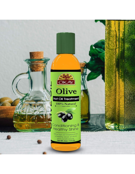 Aceite Caliente OKAY de Oliva 117ml - Hidratación y Brillo