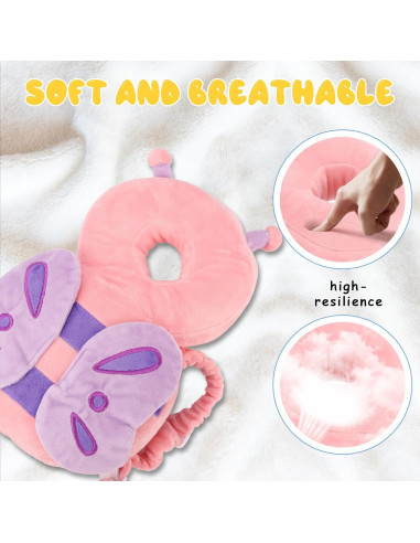 Mochila de Protección para Bebés Q77 - Mariposa Rosa Suave