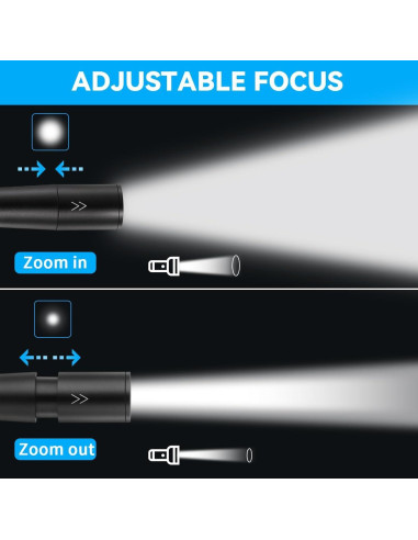 Linterna de Bolígrafo LED 3Pack Yuyao KeRun, Ajustable e Impermeable