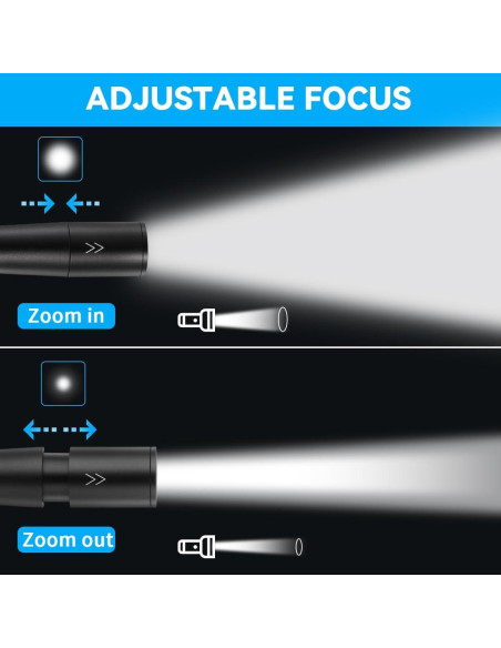 Linterna de Bolígrafo LED 3Pack Yuyao KeRun, Ajustable e Impermeable