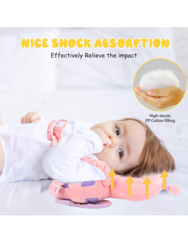 Mochila de Protección para Bebés Q77 - Mariposa Rosa Suave