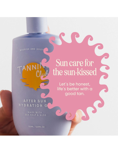 Gel After Sun Tanning Club 150ml - Aloe Vera y Algas Marinas