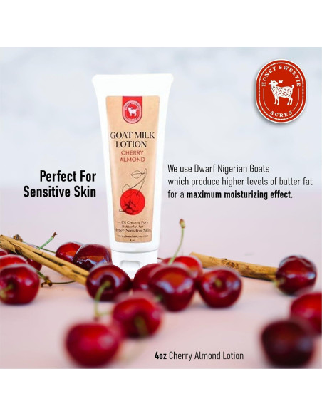 Paquete de Cuidado de Piel Honey Sweetie Acres - Jabón y Loción de Leche de Cabra