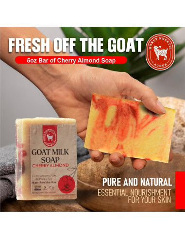 Paquete de Cuidado de Piel Honey Sweetie Acres - Jabón y Loción de Leche de Cabra