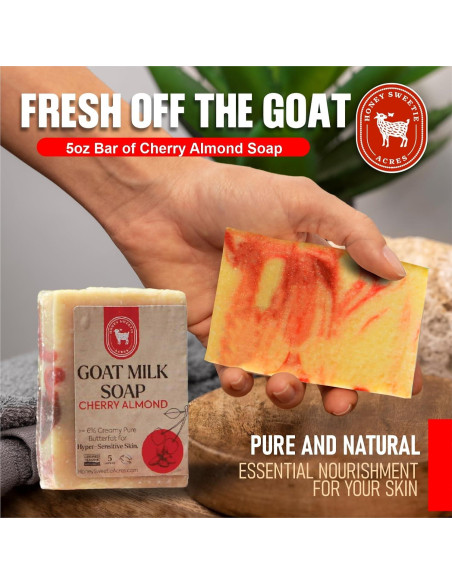 Paquete de Cuidado de Piel Honey Sweetie Acres - Jabón y Loción de Leche de Cabra