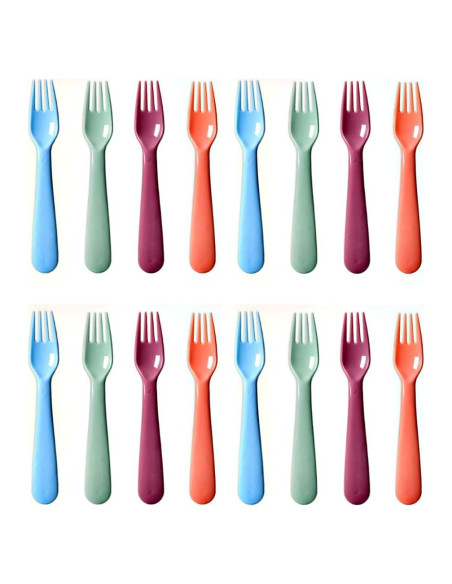 Set de 16 Tenedores de Plástico para Niños ChaLeeMoo