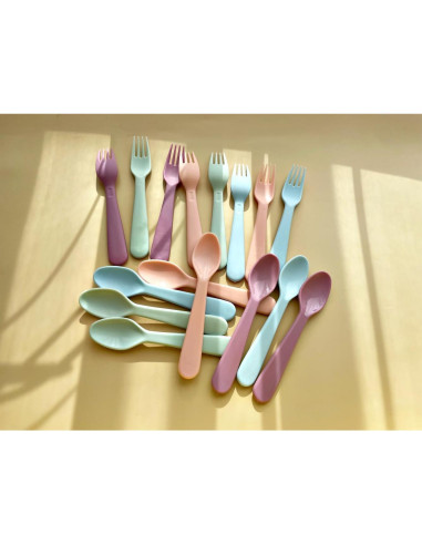 Set de 16 Tenedores de Plástico para Niños ChaLeeMoo