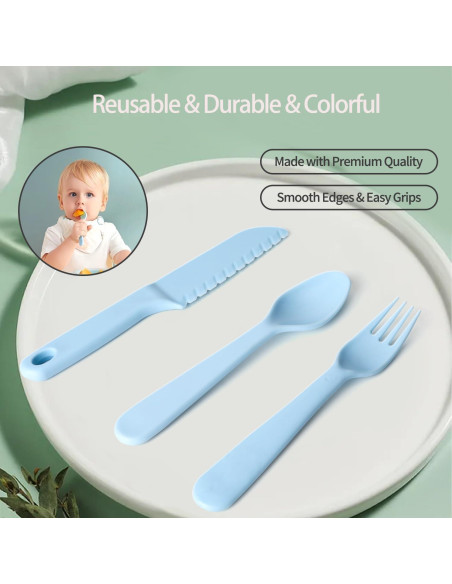 Set de 16 Tenedores de Plástico para Niños ChaLeeMoo