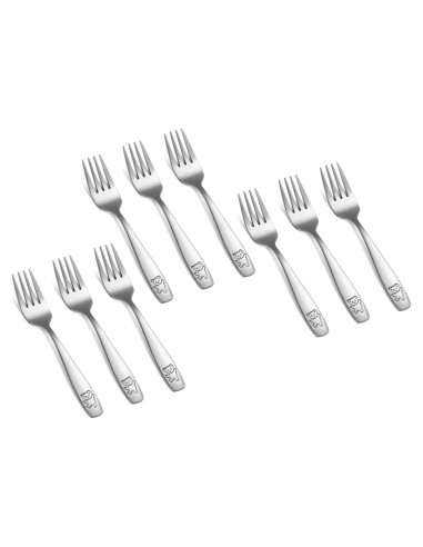 Set de Cubiertos para Niños Pimoys 9 Piezas Acero Inoxidable