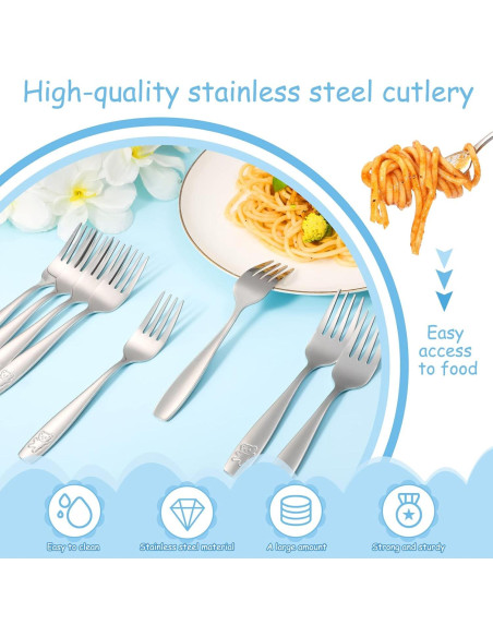 Set de Cubiertos para Niños Pimoys 9 Piezas Acero Inoxidable