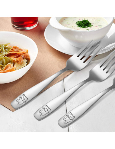 Set de Cubiertos para Niños Pimoys 9 Piezas Acero Inoxidable