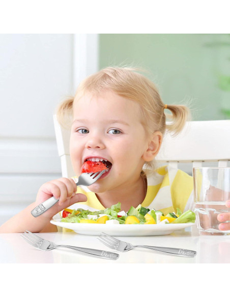 Set de Cubiertos para Niños Pimoys 9 Piezas Acero Inoxidable