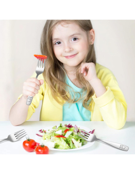 Set de Cubiertos para Niños Pimoys 9 Piezas Acero Inoxidable