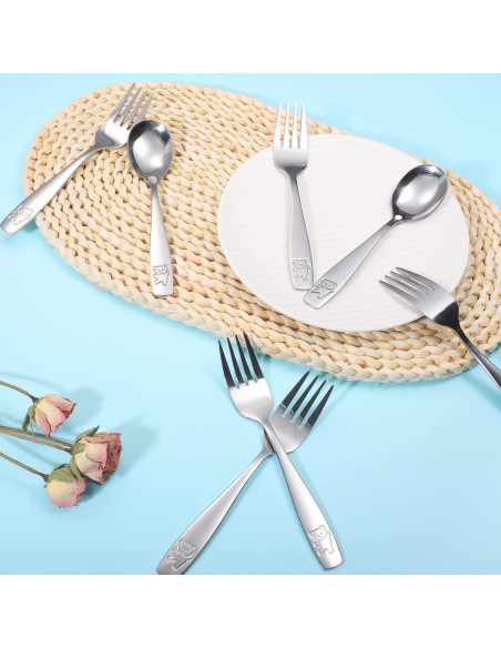 Set de Cubiertos para Niños Pimoys 9 Piezas Acero Inoxidable