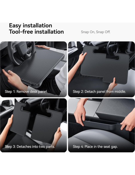 Mesa de Escritorio Plegable YONZEE para Volante y Almacenaje