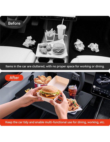 Mesa de Escritorio Plegable YONZEE para Volante y Almacenaje