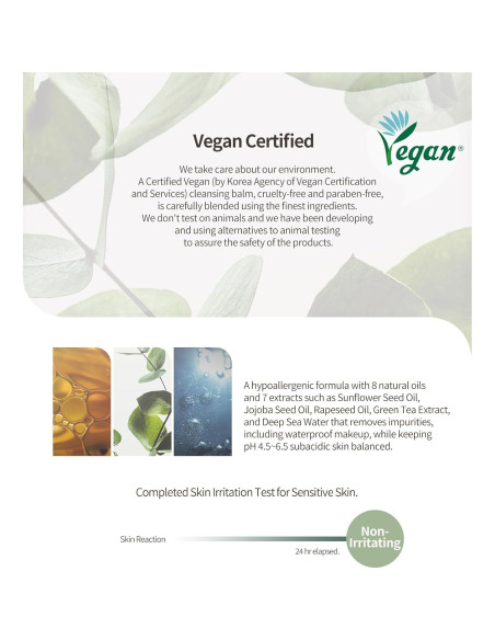 Bálsamo Limpiador Facial Vegano Corazón Porcentaje 10ml