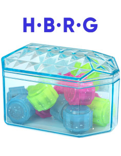 Juego de Piedra Gonggi Coreano HBRG - 12 Piezas de Cristal 2