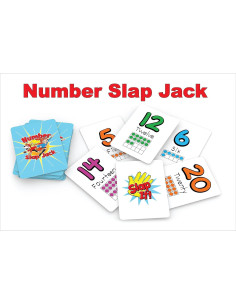 Juego de Cartas Matemáticas Number Slap Jack - Arizona GameCo 2