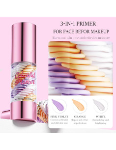 Primer Hidratante 3 en 1 Miniling para Maquillaje 81g 2