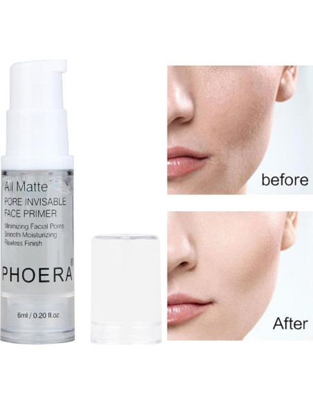 PHOERA Primer Facial Hidratante 2 Piezas 6 ML Cada Uno