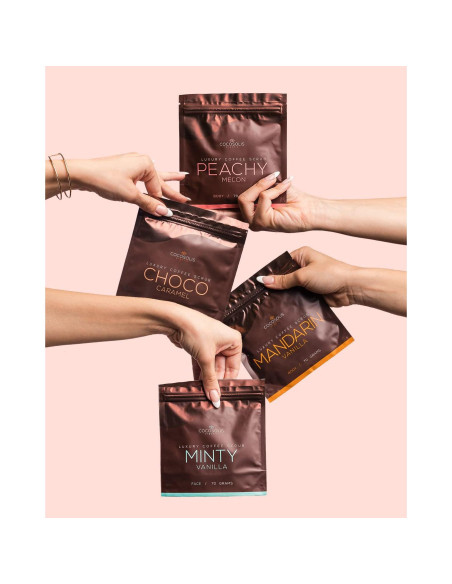 Juego de Exfoliantes COCOSOLIS Café Arabica 4 Paquetes 280g Juego de Exfoliantes COCOSOLIS Café Arabica 4 Paquetes 280g