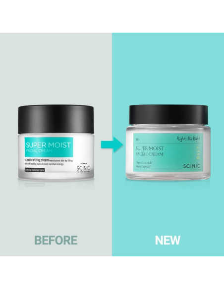 Crema Facial Hidratante SCINIC 80ml | Hidratación Profunda Piel Seca