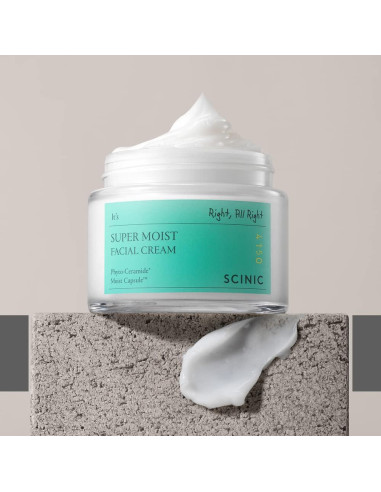 Crema Facial Hidratante SCINIC 80ml | Hidratación Profunda Piel Seca