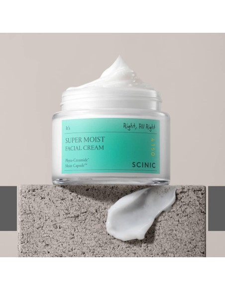 Crema Facial Hidratante SCINIC 80ml | Hidratación Profunda Piel Seca