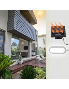 Luz Colgante Solar LED Lwuey 16.99x11.99cm Impermeable 2