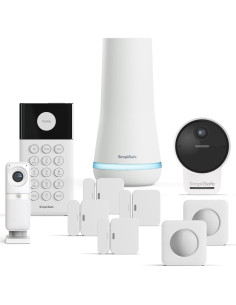 Sistema de Seguridad Inalámbrico SimpliSafe 10 Piezas HD 1080p 2