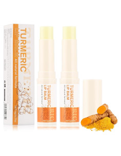 Bálsamo Labial Natural Jutqut 2PCS Cúrcuma 5g Hidratante