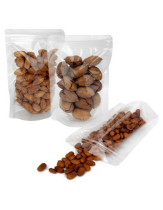 Bolsas de Pie Reseñables Transparentes Blisstime 50 Unidades 16x24 cm